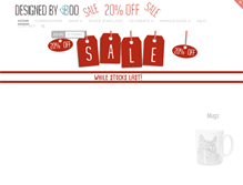 Tablet Screenshot of designedbyboo.com